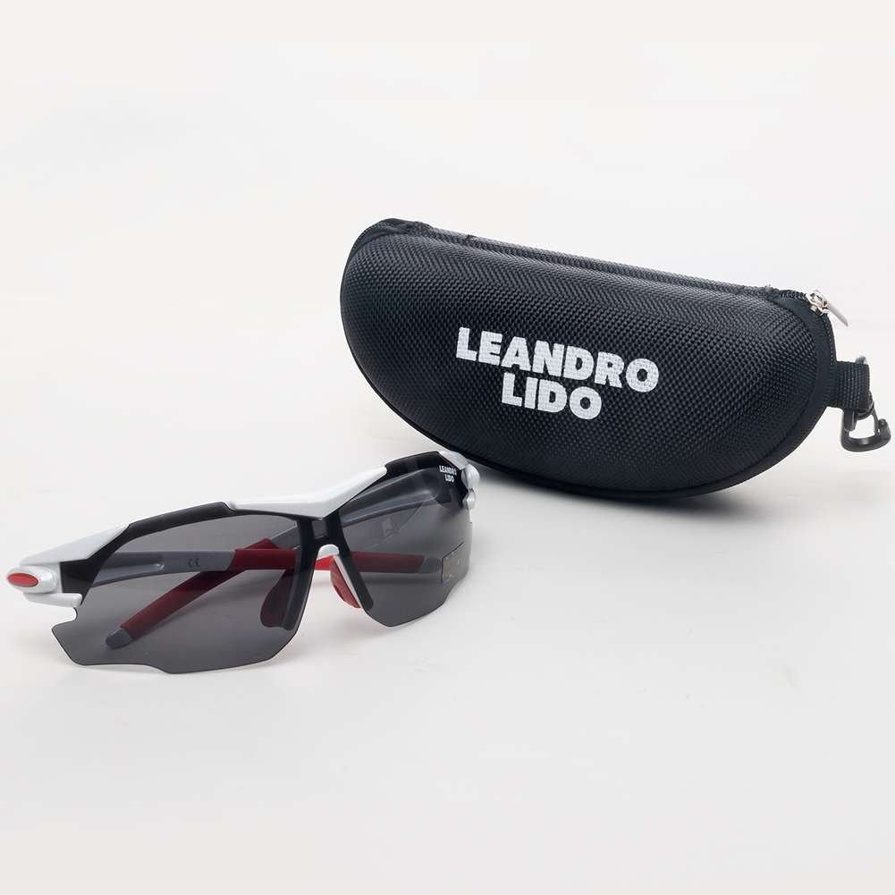 LEANDRO LIDO Challenger One Sport Sonnenbrille weiß/schwarz