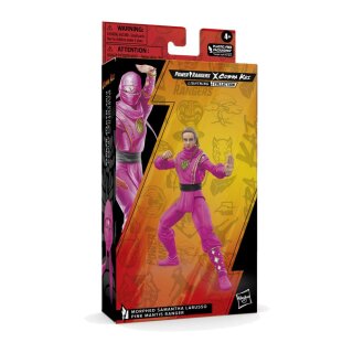 Power Rangers x Cobra Kai Ligtning Collection Actionfigur: Morphed Samantha LaRusso - Pink Mantis Ranger