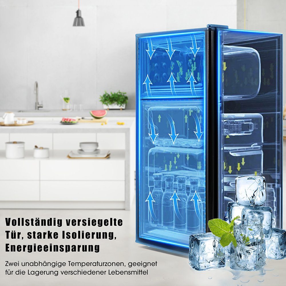 Fangqi Gefrierschrank BCD-86A, 86.80 cm hoch, 45.50 cm breit, 60 Liter Gesamtvolumen,22 Liter Gefriervolumen,38 Liter Kühlvolumen