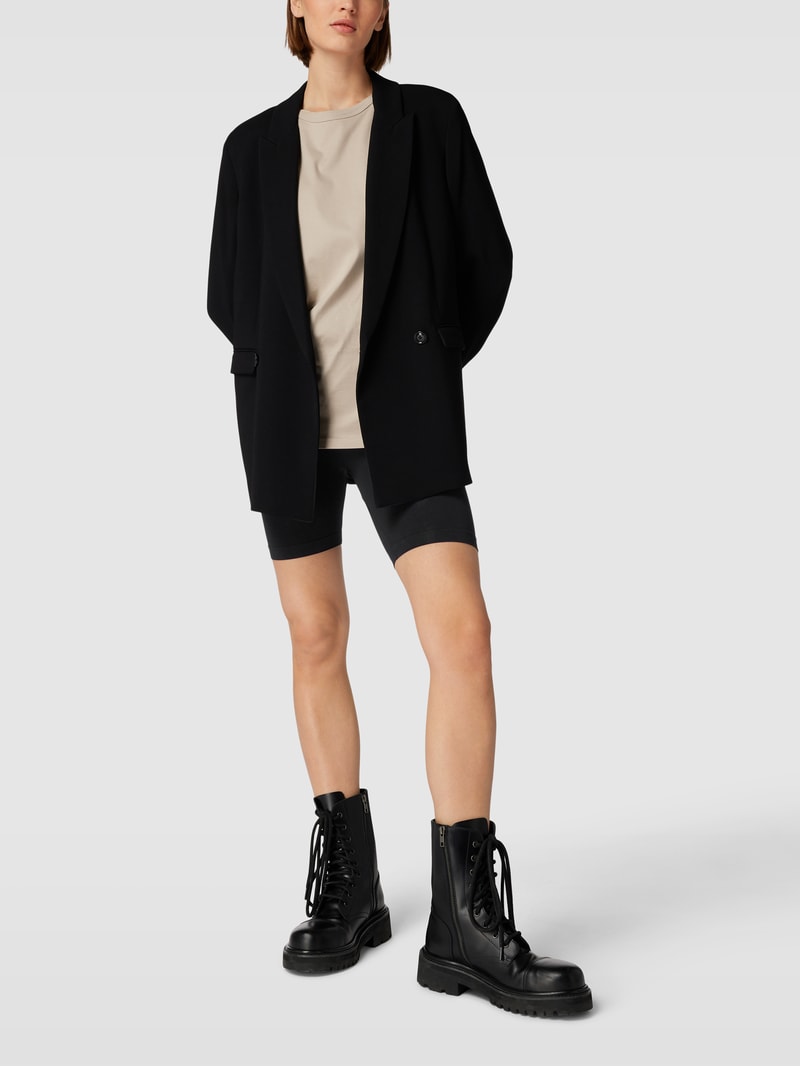 Shorts mit elastischem Bund Modell 'BRIX' in schwarz
