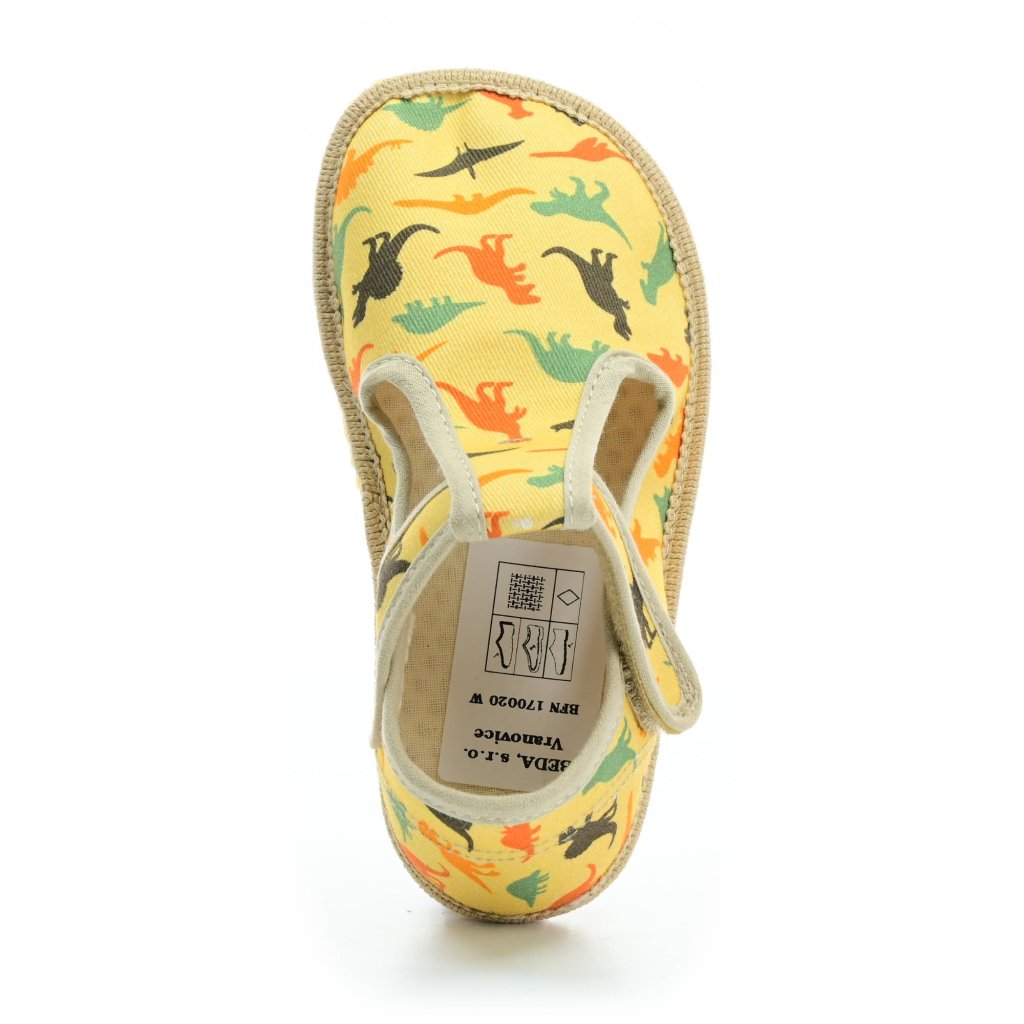 Beda Dinosaurs Canvas Hausschuhe (BFN-170020/W)