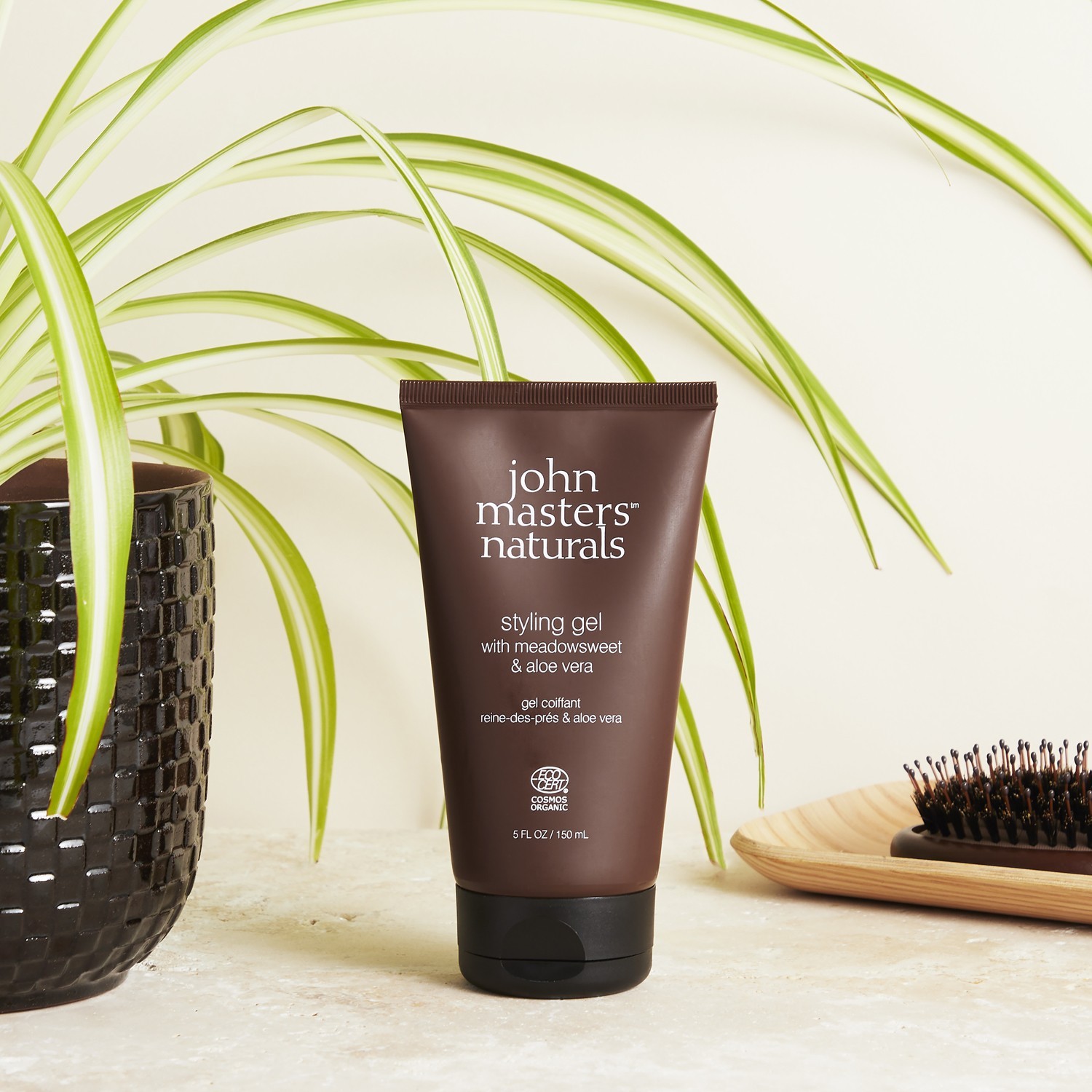 John Masters Organics Réti legyező és Aloe Vera hajformázó gél