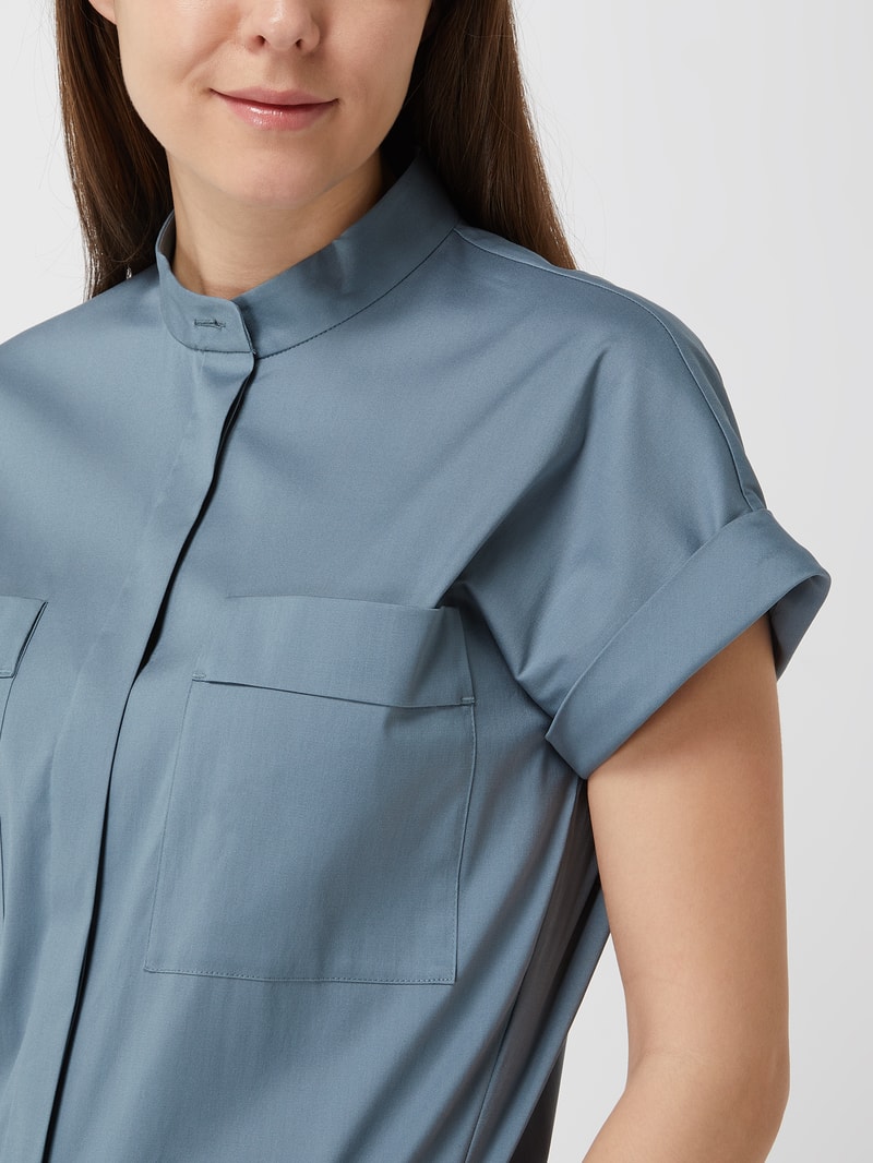 Jumpsuit mit Gürtel in ozean blau