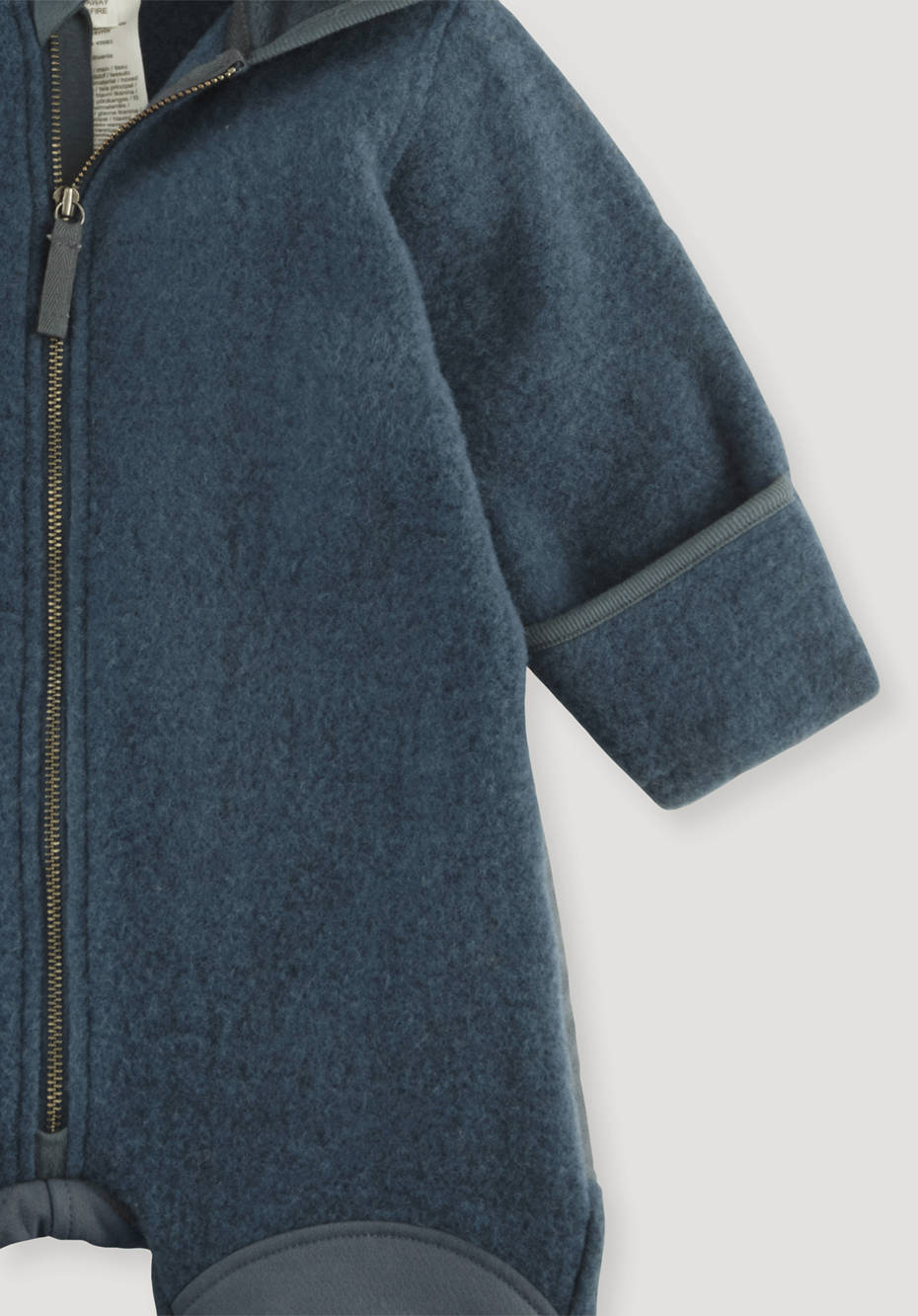 Wollfleece-Overall aus Bio-Merinowolle mit Softshell