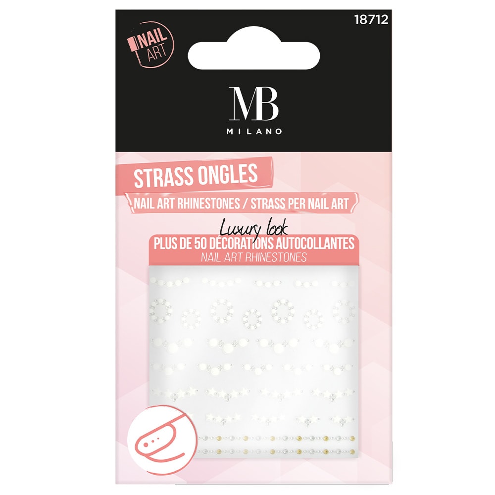 Mb Milano STRASS D'ONGLES AUTOCOLLANT STRASS D'ONGLES