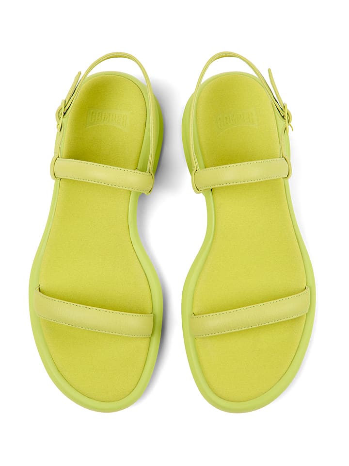 Camper Leder-Sandalen in Grün günstig kaufen
