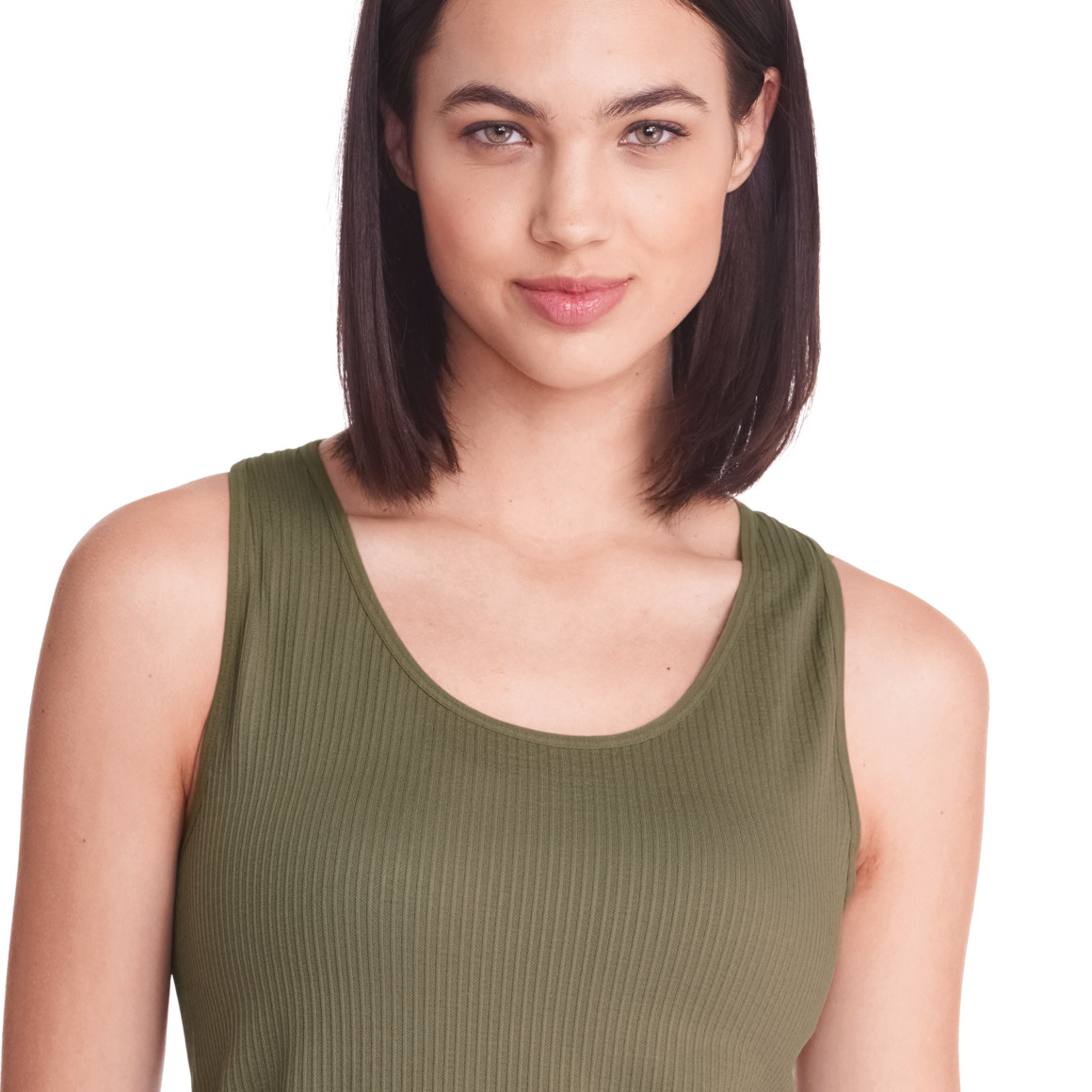 Damen Sport-Top mit Rippstruktur