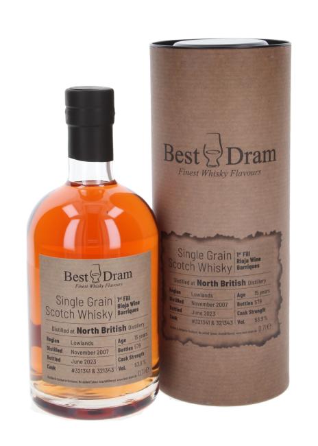 North British First Fill Rjoja Barrique 0,7 l·53,9 % vol