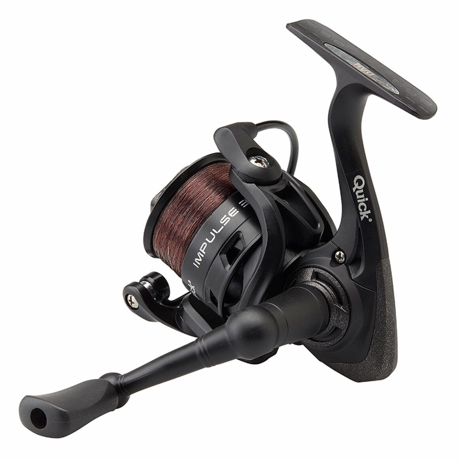 DAM Fishing Stationärrolle Impulse 3L 2500 3000 4000 mit Schnur Spinnrolle Stationärrolle)