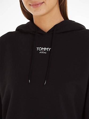 TOMMY-JEANS Damen Hoodie TJW ESSENTIAL LOGO HOODIE Relaxed Fit