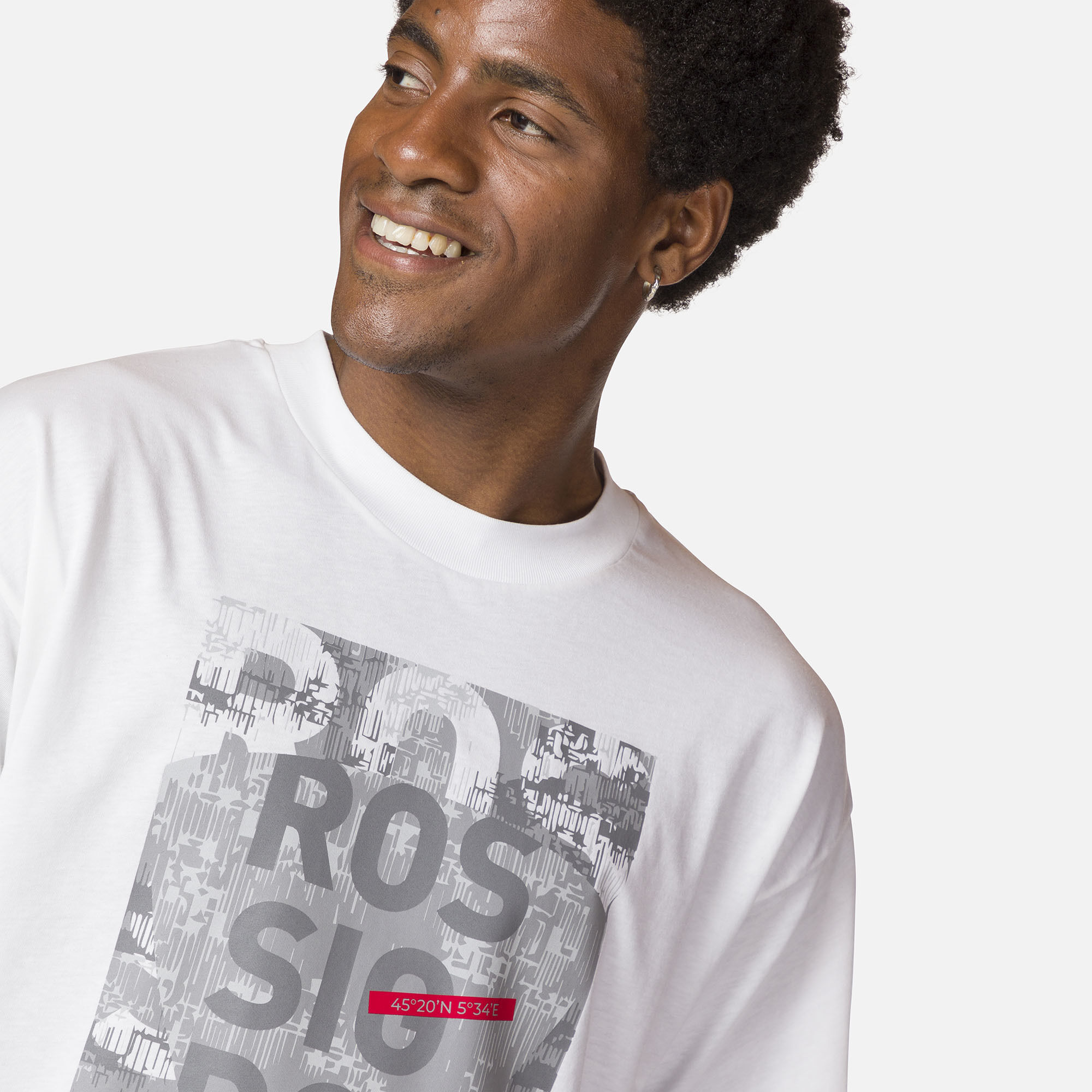 T-shirt confortable en coton à imprimé homme