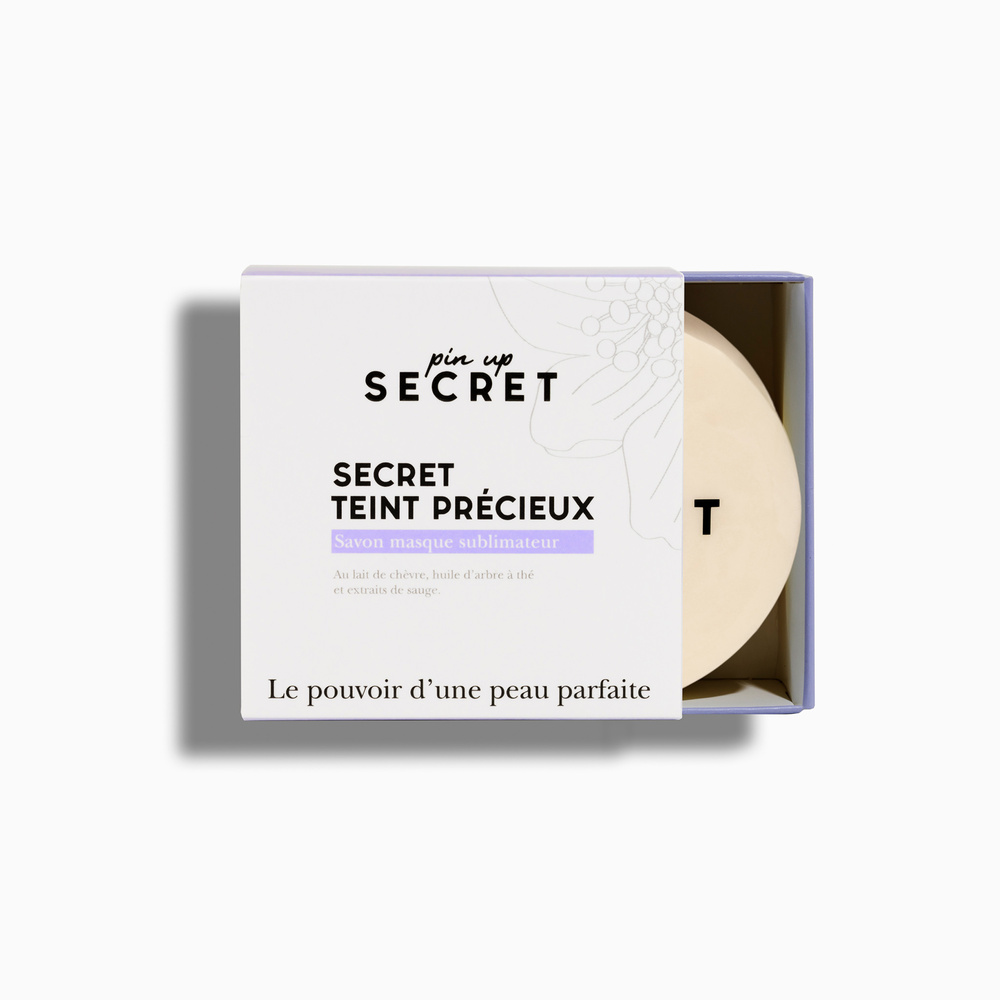 pin up secret Secret teint précieux savon masque