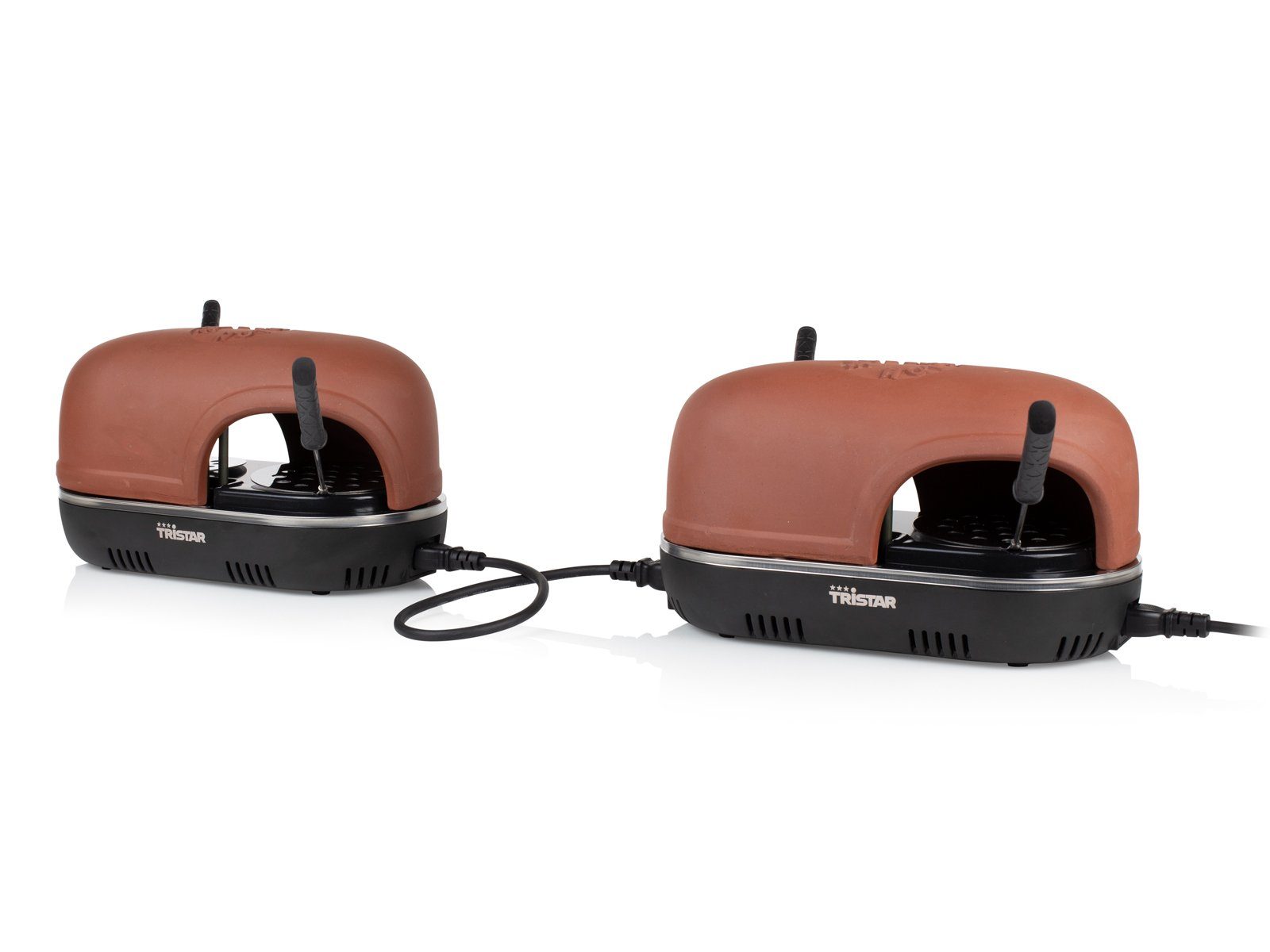 Tristar Elektrische Pizzapfanne, 1060 W, Pizzaofen für 4 Personen, Pizzamaker erweiterbar für 6/8 Personen