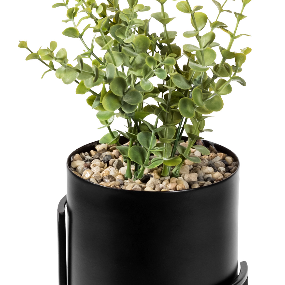 Kleiner Blumentopf aus Metall