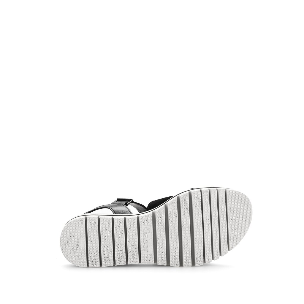 Gabor fashion Plateau Sandale schwarz