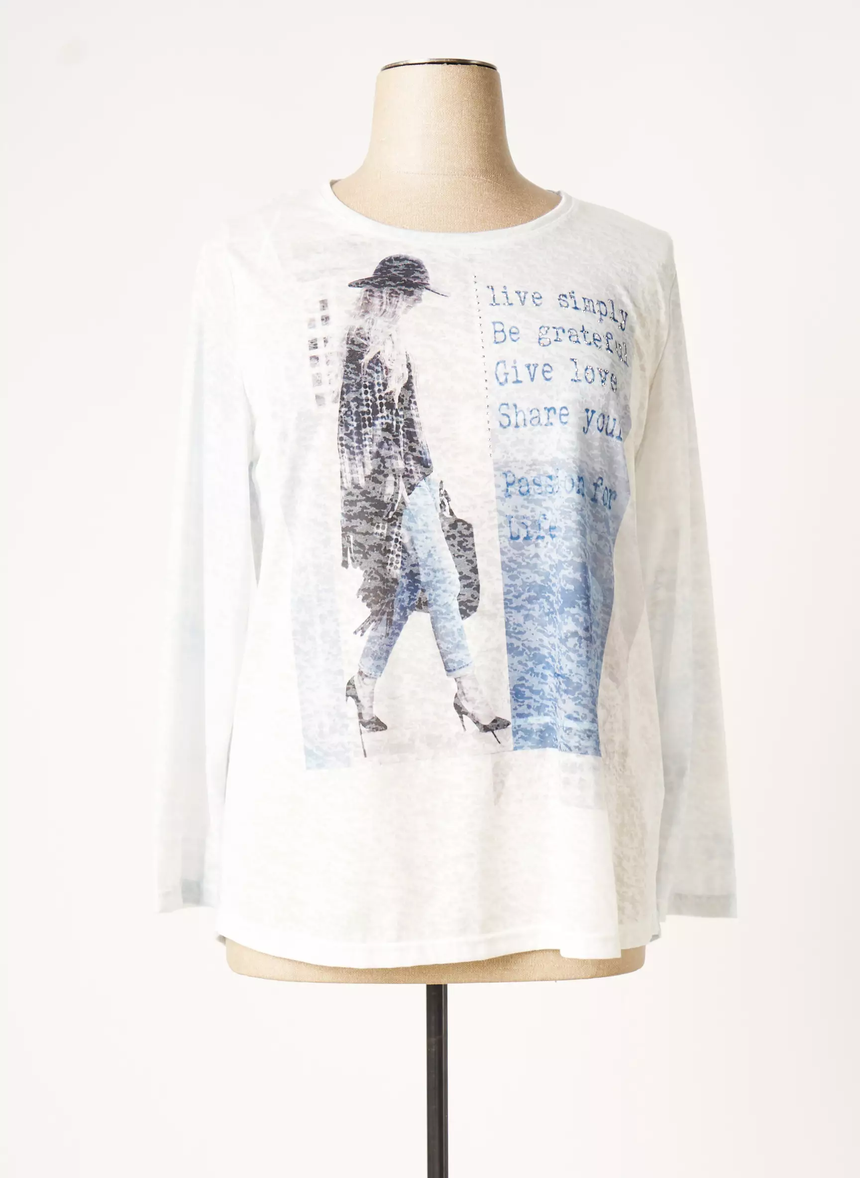 Chalou Tshirts Femme couleur gris