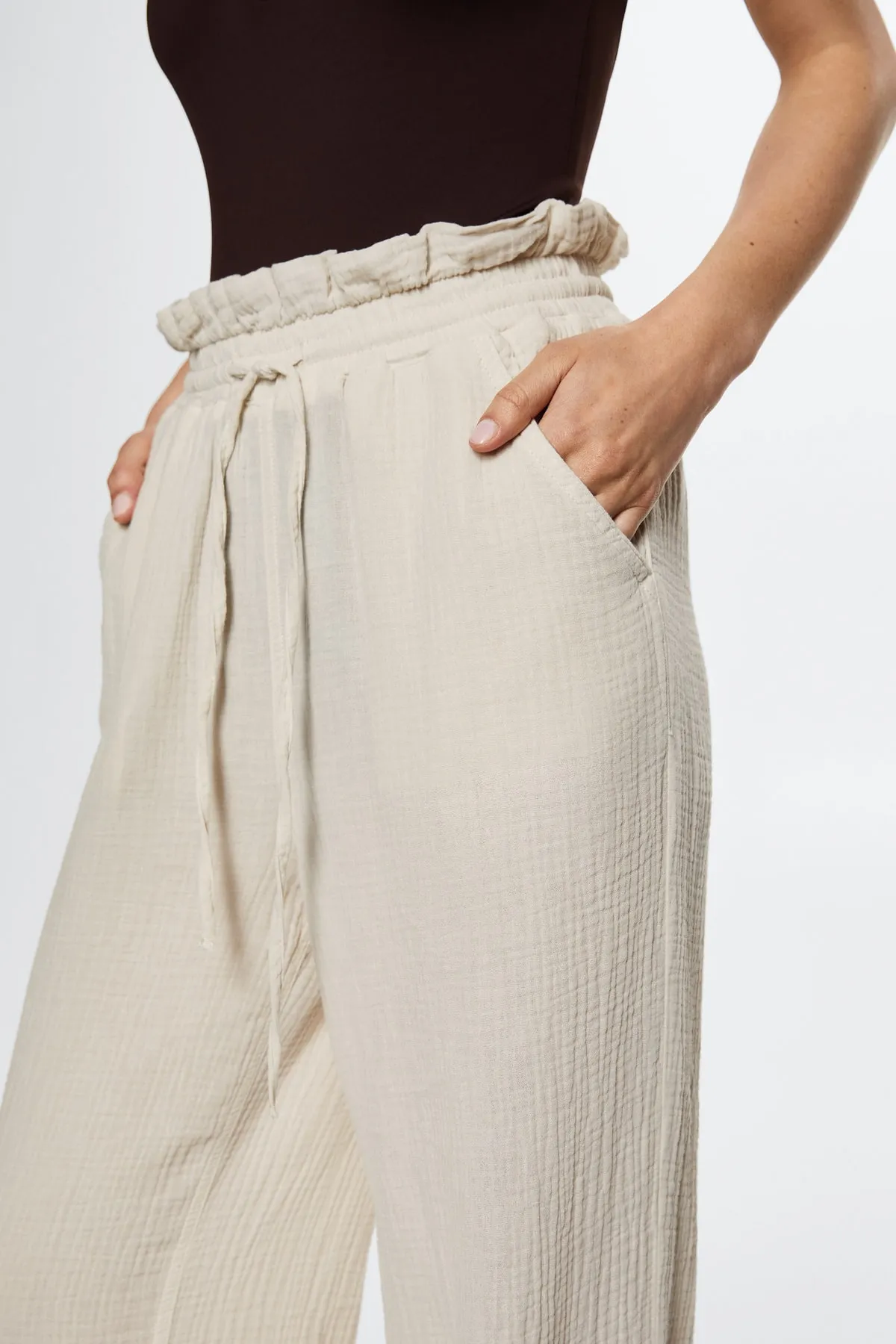 MANGO  Ecru Damenjeans 37031289