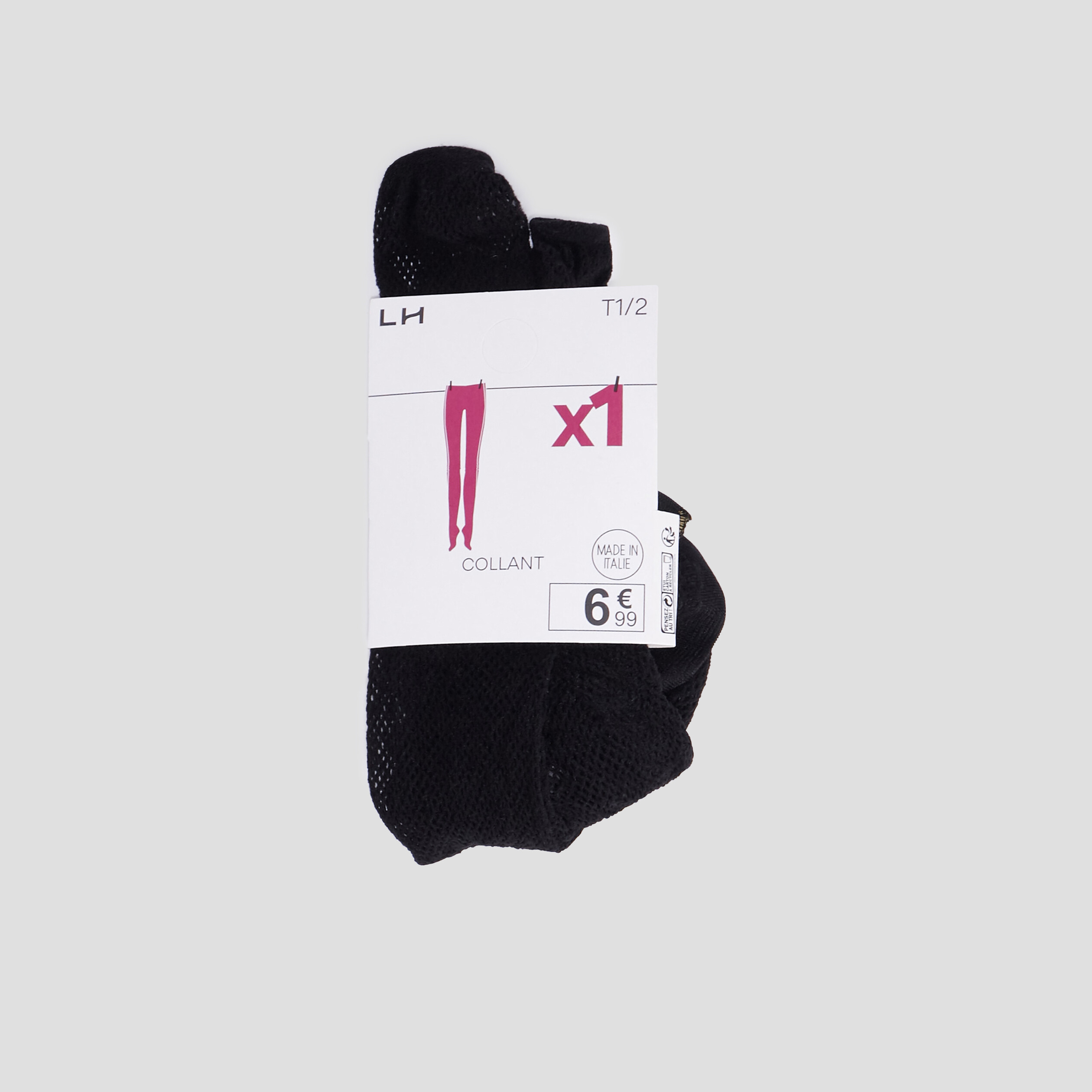 Collants résille noir femme | La Halle