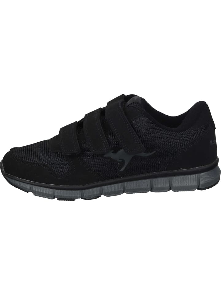 Kangaroos Klettverschluss-Schuhe in black/dk grey günstig kaufen