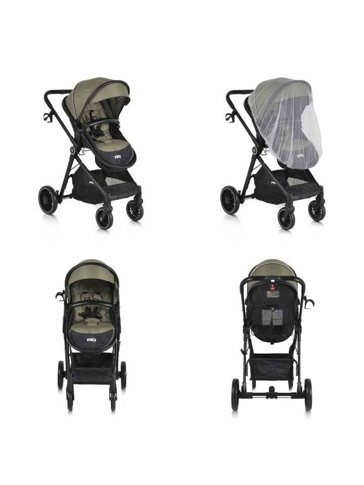 Moni Kinderwagen 2 in 1 Rio 22 kg in grün günstig kaufen onesize