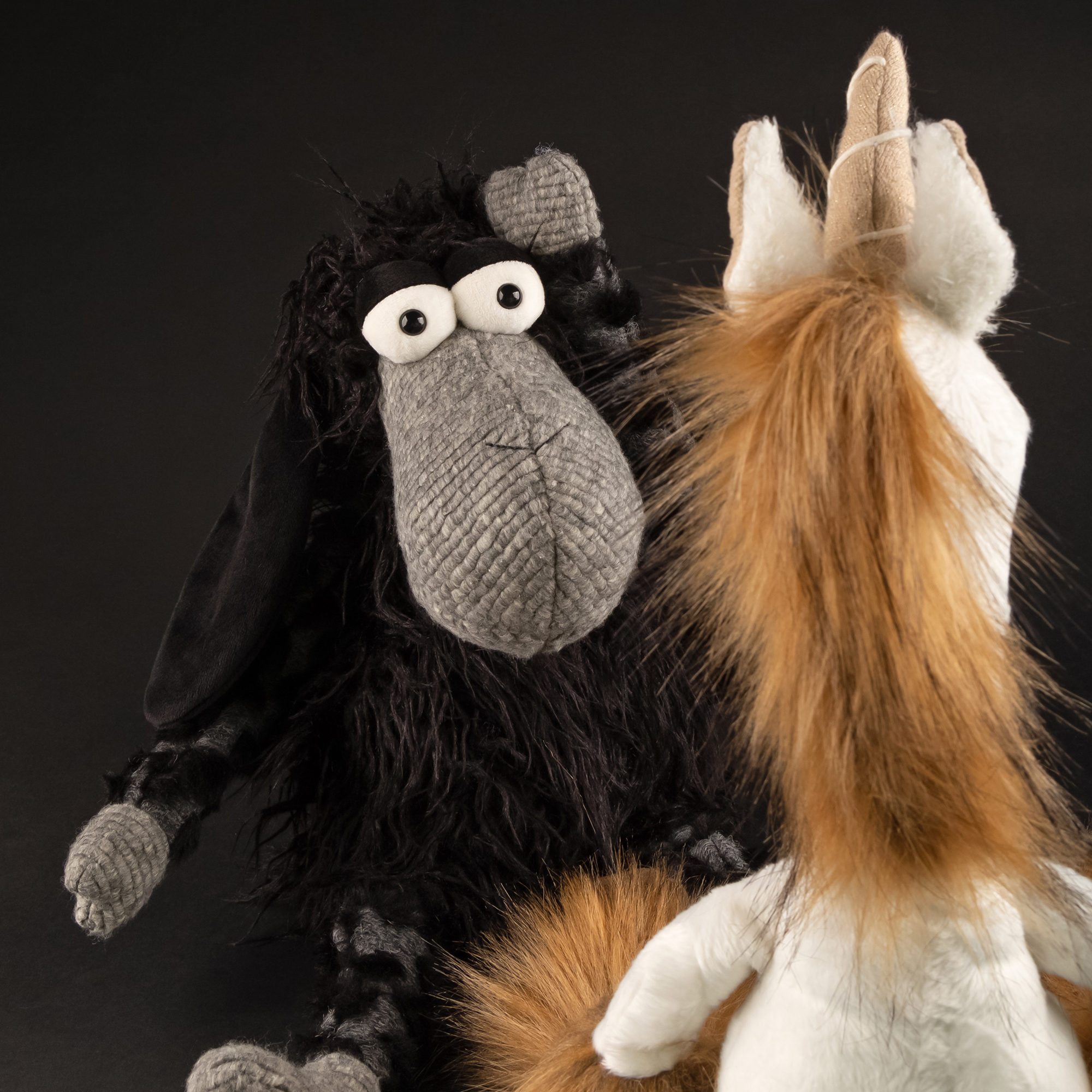 Limitiert: Kuscheltier Schaf Sheep in Black, Beasts Town