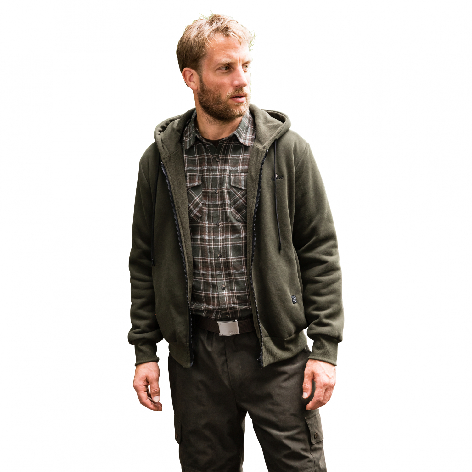 il Lago Red Level Herren Beheizbarer Hoodie Feuerland