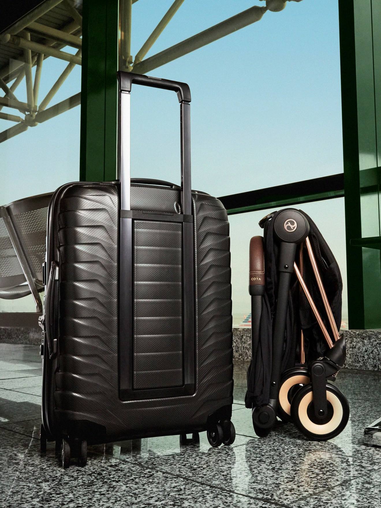 Poussette CYBEX Platinum Coya chrome brown/mirage grey
