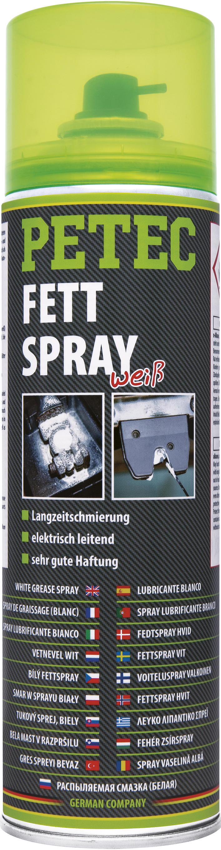 Fettspray, weiß, 500 ml, Petec - ATU