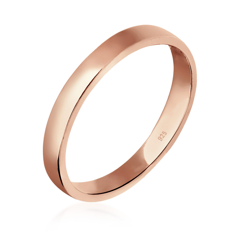 Elli Elli Bague Femmes Fiançailles Simple Élégant en Argent Sterling 925 Bague