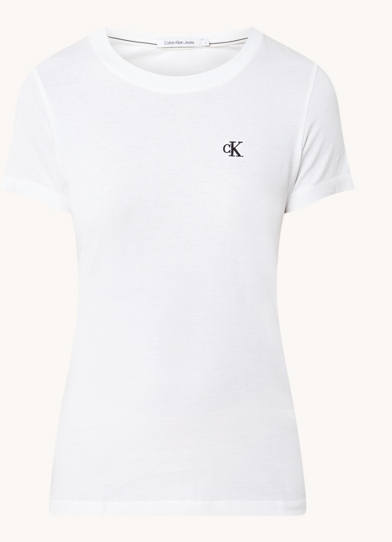 T-shirt Calvin Klein con logo ricamato