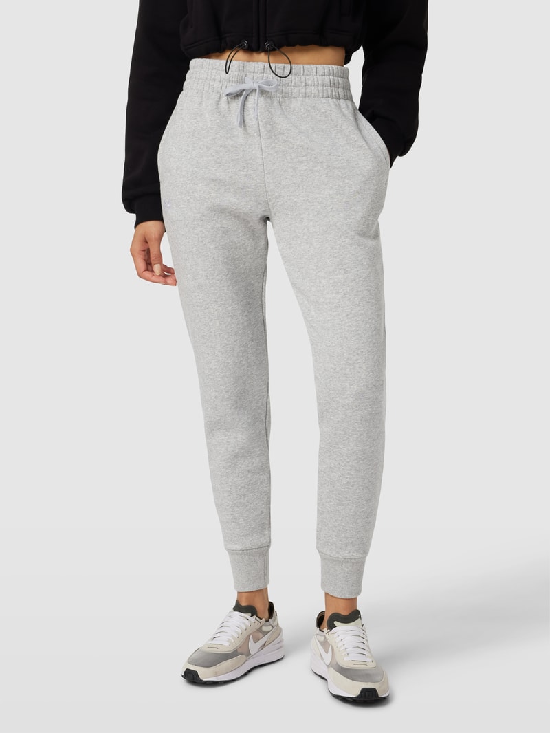 Sweatpants mit Logo-Detail Modell 'Rival' in hellgrau