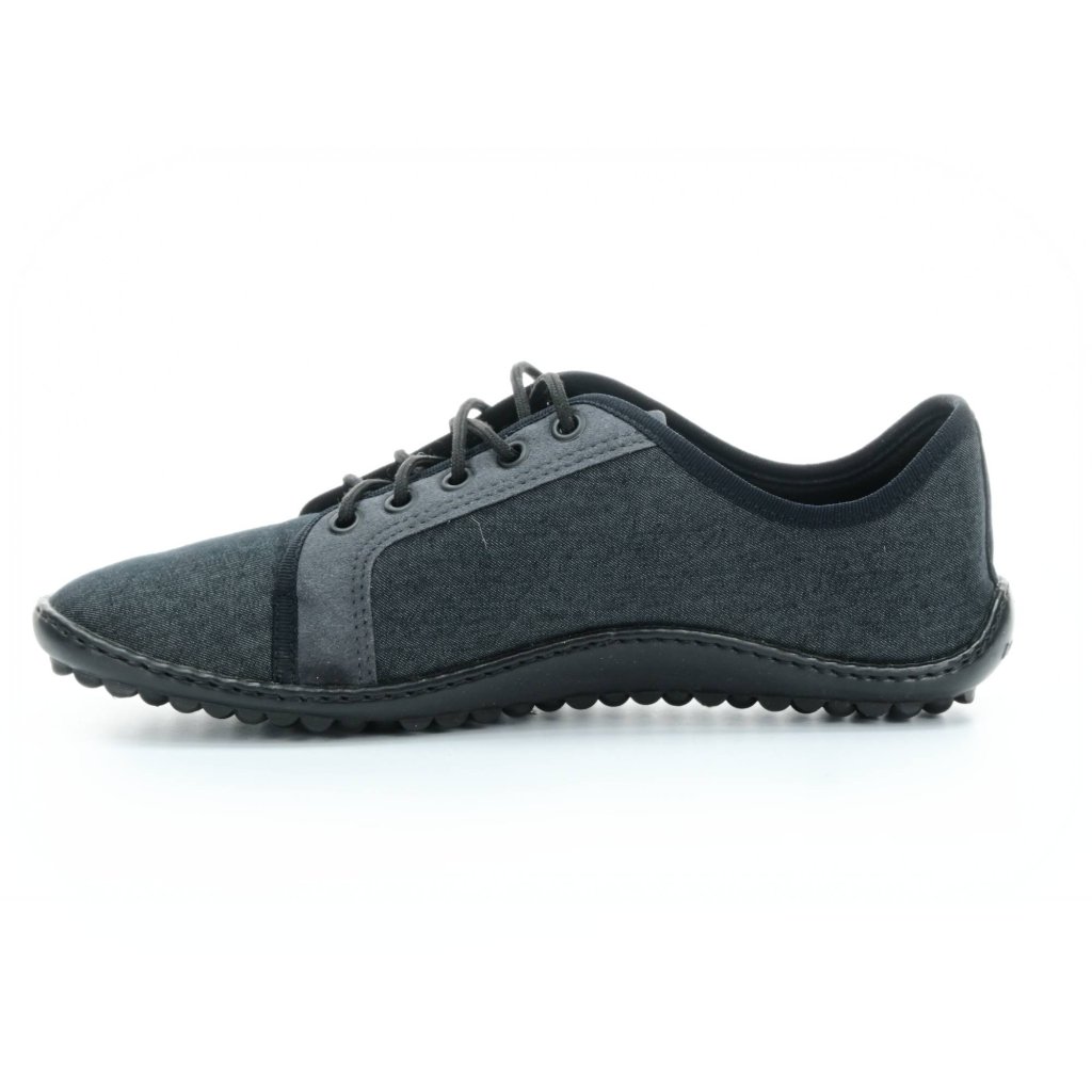 Leguano Denim Graphit Barfußsneakers