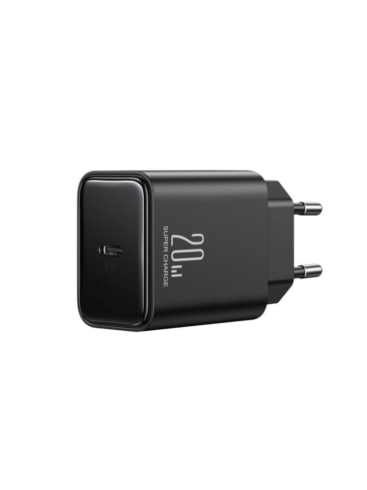 COFI 1453 Joyroom Ladegerät 20W mit 1m Kabel USB-C kompatibel mit iPhone in Schwarz günstig kaufen onesize