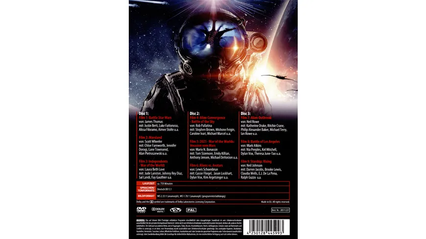 Krieg der Planeten - Aliens und Raumschiffe  [3 DVDs]