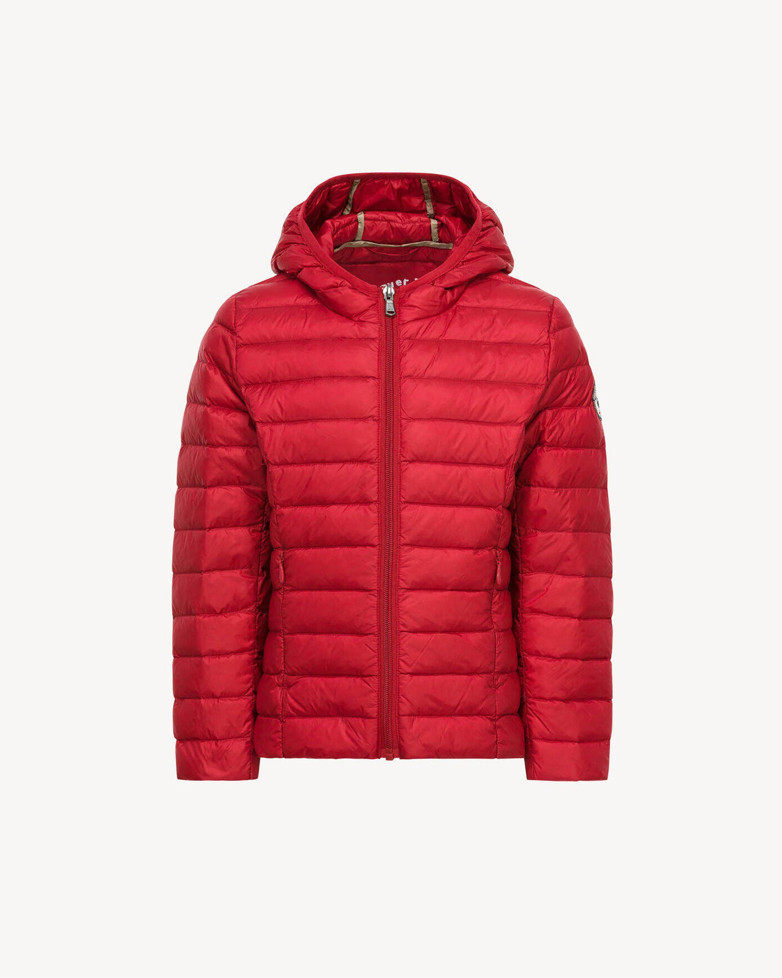 Doudoune légère à capuche enfant Rouge Carla