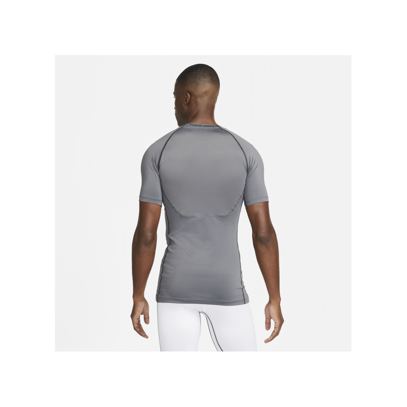 Nike Pro Shortsleeve Shirt Grau Schwarz F068