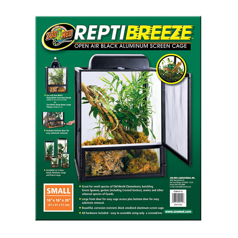 ZooMed Terrarien ZooMed ReptiBreeze Alu Screen Cage S