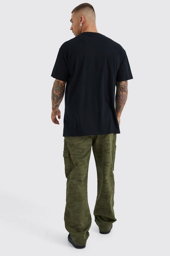 Lockere Camouflage Cargo-Hose