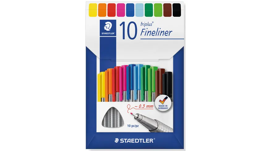 STAEDTLER Fineliner triplus® 10er Etui