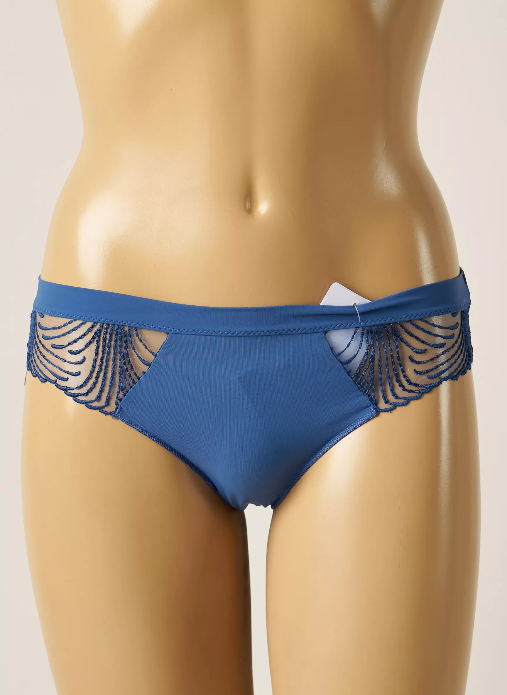 Simone Perele Culottes Femme couleur bleu