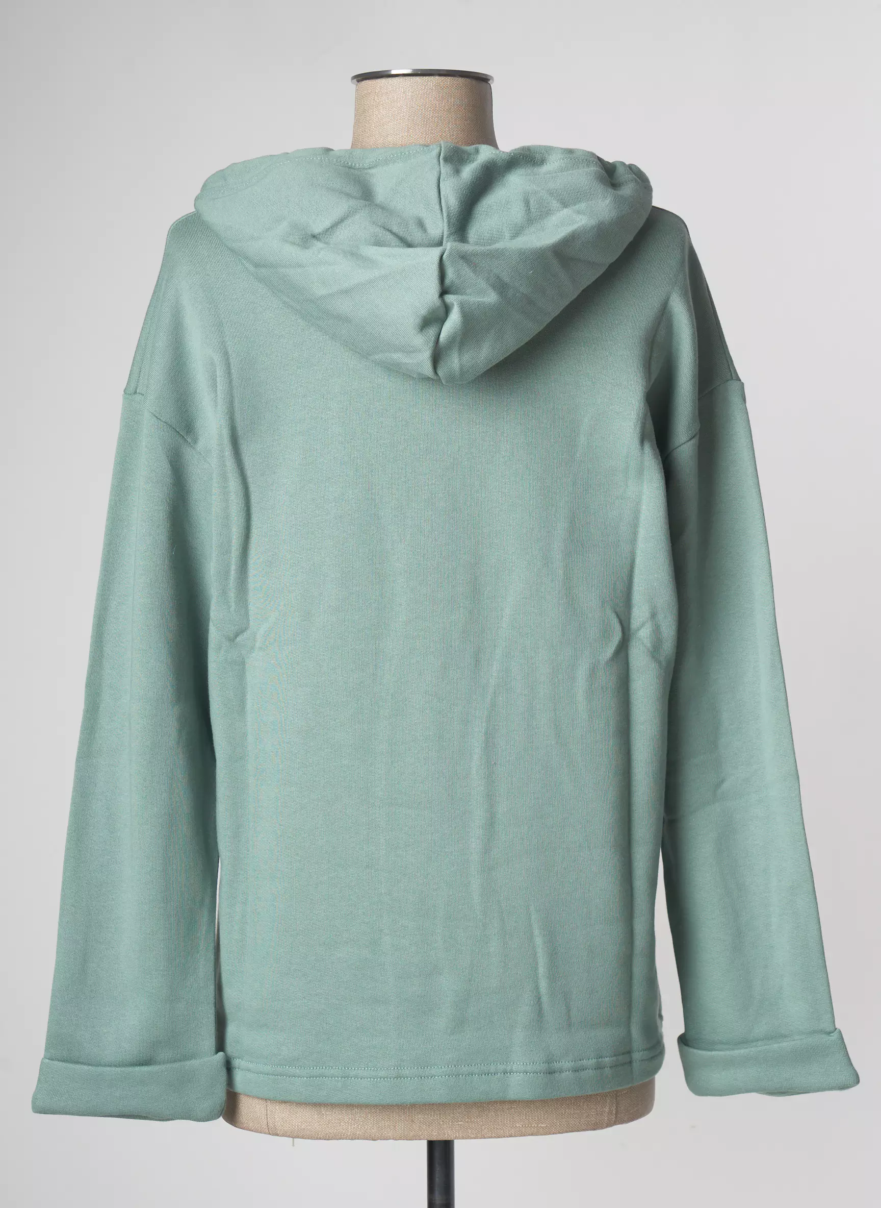 Lazy   Cosy Sweat Capuche Femme couleur vert