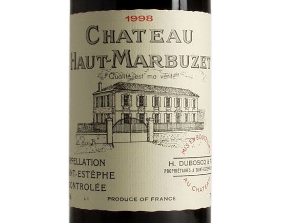 Château Haut-Marbuzet Rouge 1998, Cru Bourgeois Bordeaux Saint-Estèphe