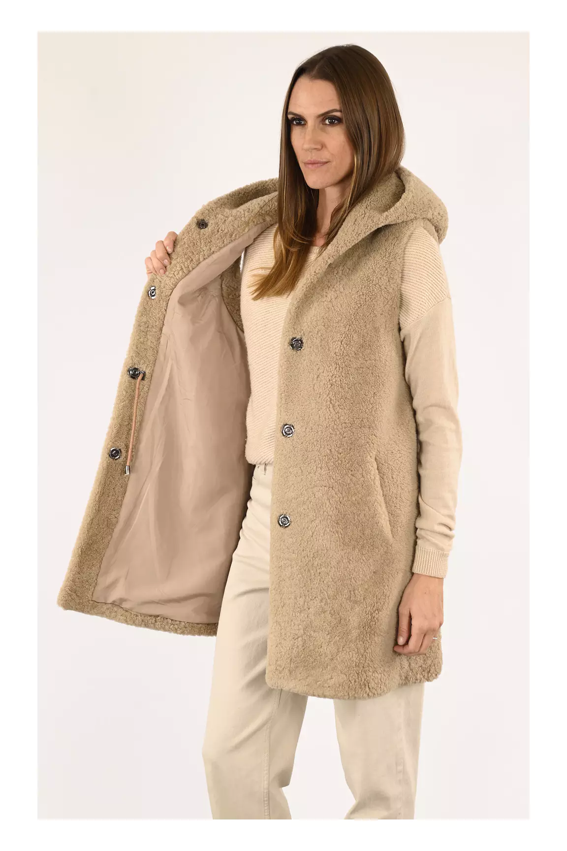 Levinsky Autres Gilets Femme couleur beige