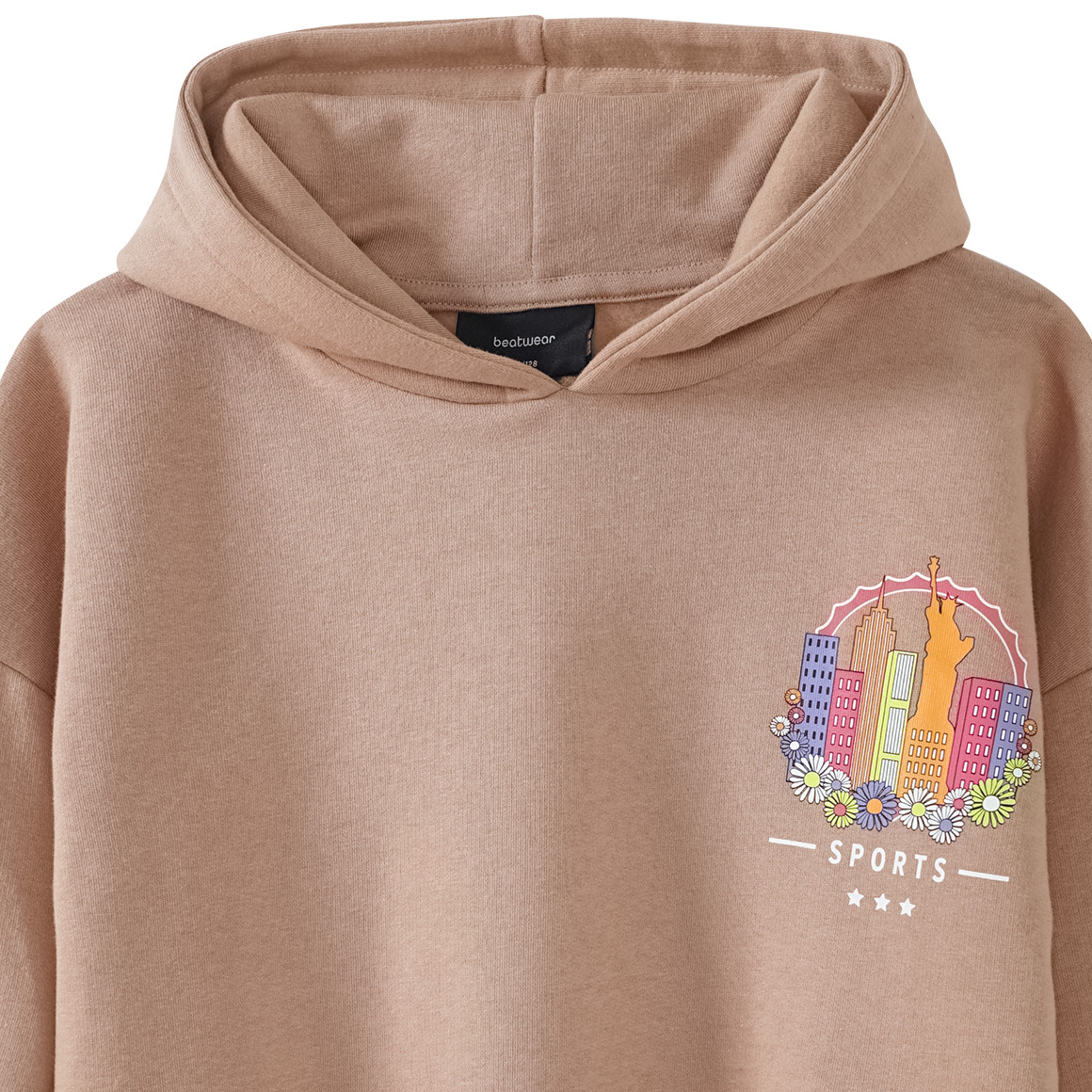 Mädchen Hoodie mit großem Backprint
