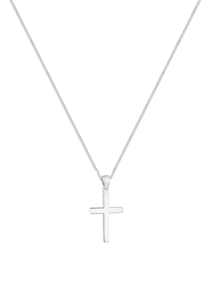 Elli Halskette 925 Sterling Silber Kreuz in Silber günstig kaufen