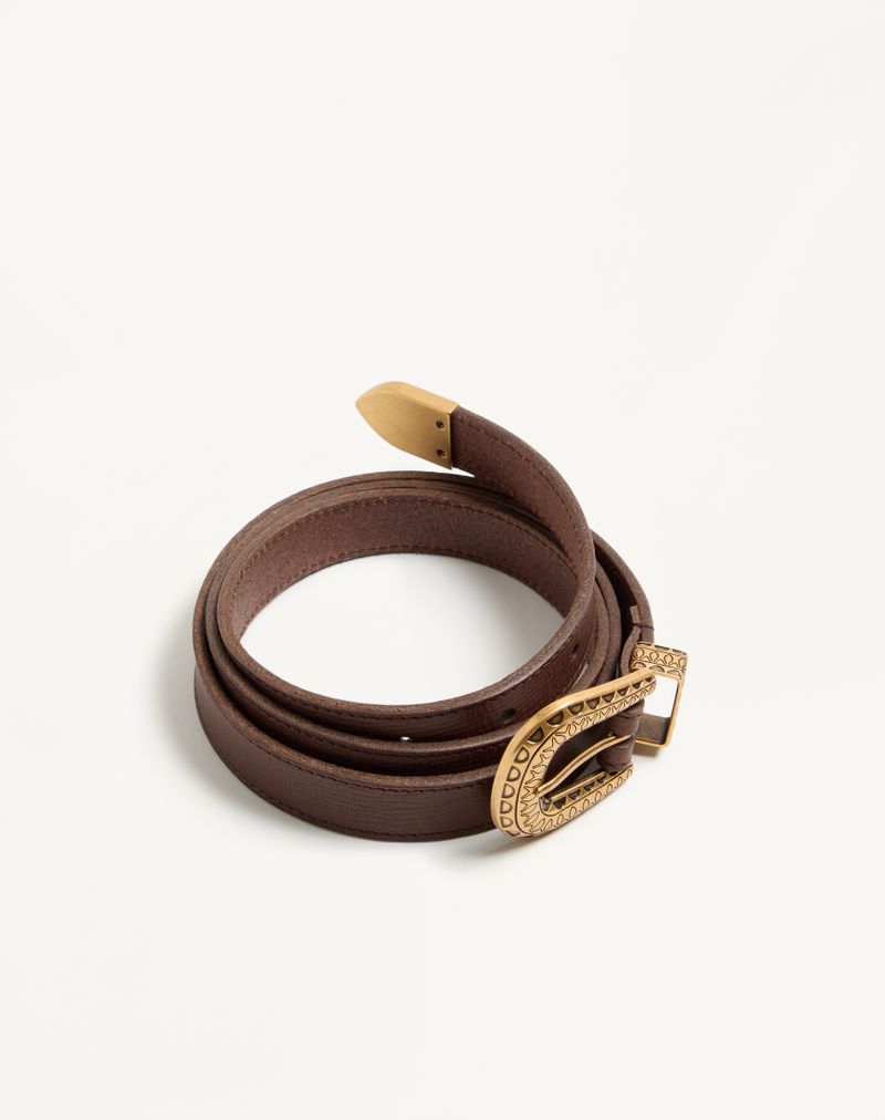 VLogo Signature bælte i kalveskind 20mm