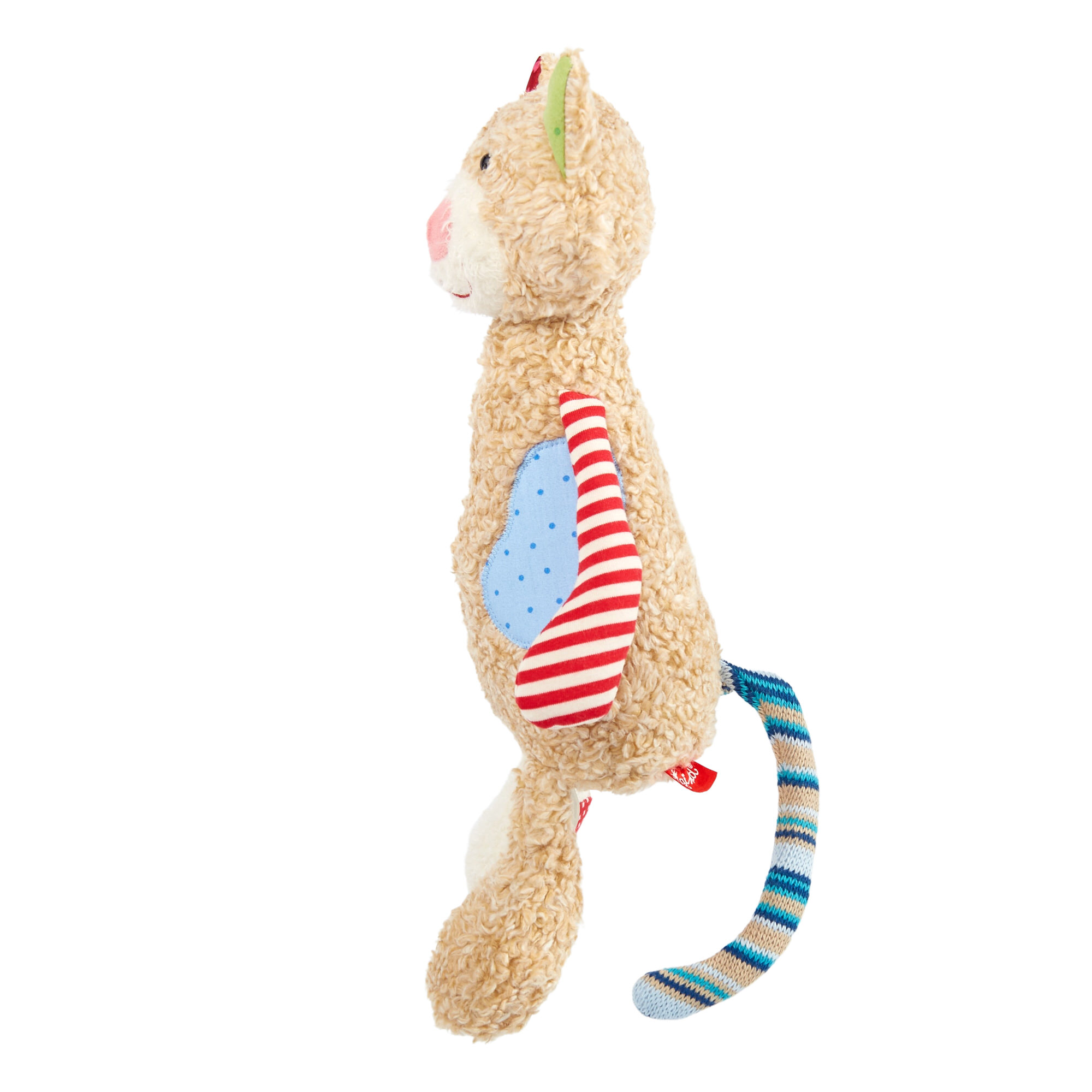 Kuscheltier Katze im Patchworkstyle