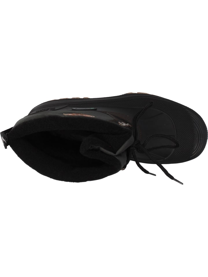 Spirale Winterstiefel Pilgrim gefüttert in schwarz/braun/oliv günstig kaufen