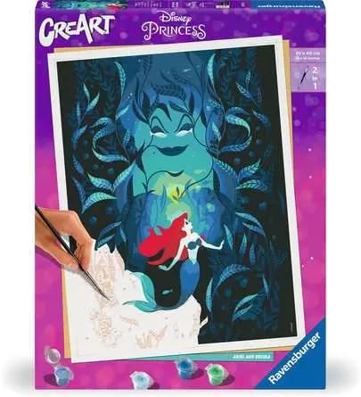 CreArt Ariel and Ursula - Malen nach Zahlen für Erwachsene