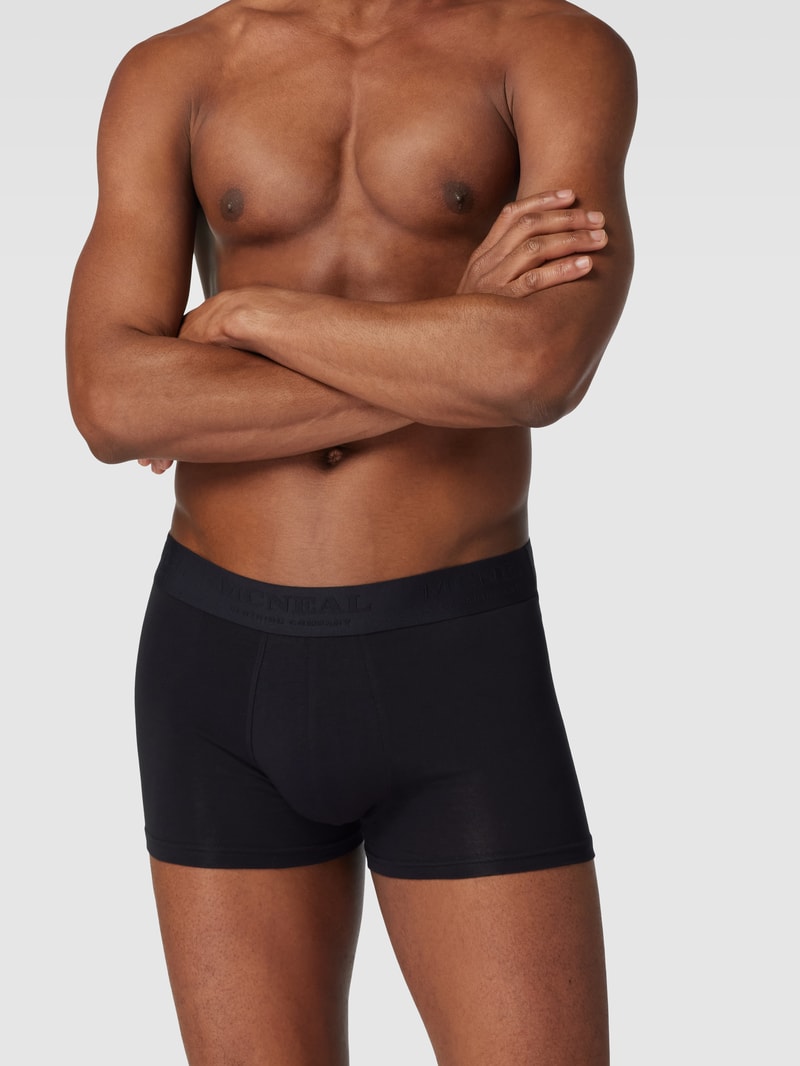 Trunks mit Logo-Bund im 7er-Pack in schwarz
